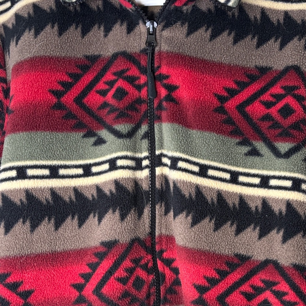 Men's Guide Gear Native Pattern Zip Up Fleece Swe… - image 2